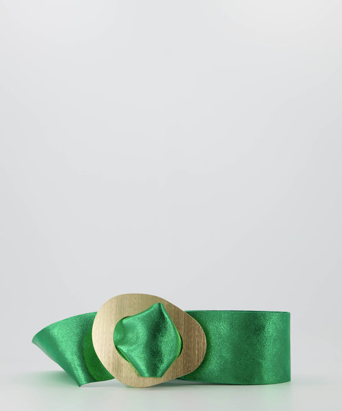 Sulan - Metallic - Waist belts - Green - L529 - Gold