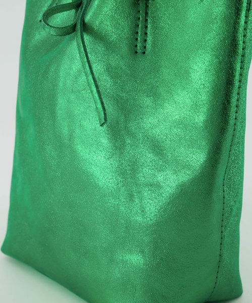 Alice - Metallic - Crossbody bags - Green -  - Silver