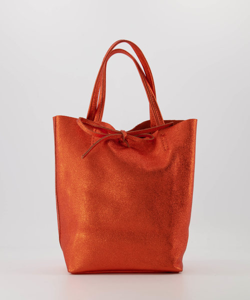 Alice - Metallic - Crossbody bags - Orange -  - Silver