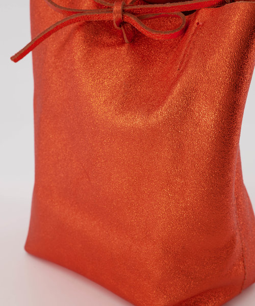 Alice - Metallic - Crossbody bags - Orange -  - Silver