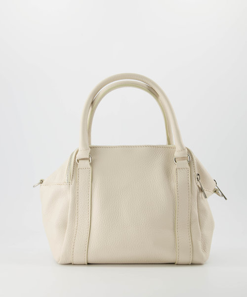 Nori - Classic Grain - Hand bags - White - Ecru D37 - Silver