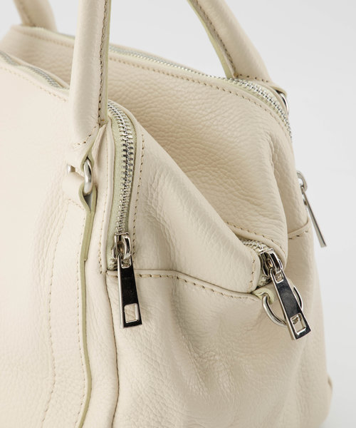 Nori - Classic Grain - Hand bags - White - Ecru D37 - Silver