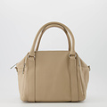 Nori - Classic Grain - Hand bags - Brown - Taupe D05 - Silver