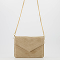 Laurie - Suede - Crossbody bags - Beige - Zand 04 - Gold