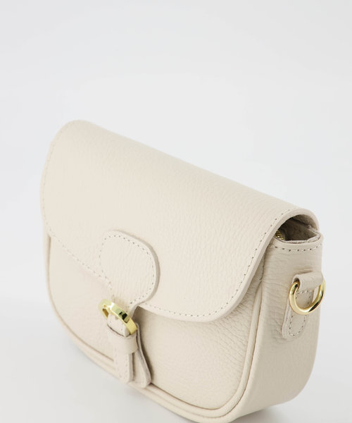 Bobbie Small - Classic Grain - Crossbody bags - White - Ecru D37 - Gold