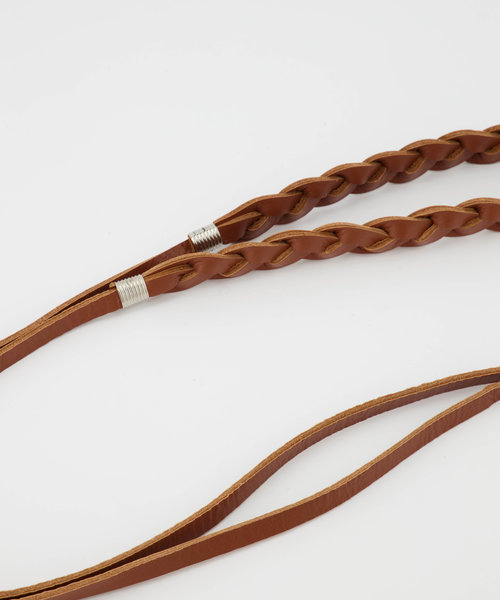 Dora - Sauvage - Wikkelriemen - Bruin - Cognac - Zilverkleurig