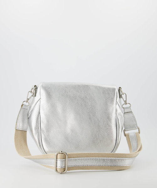 Nieuw Romsa - Classic Grain - Crossbodytassen - Zilver - HALF - Zilverkleurig