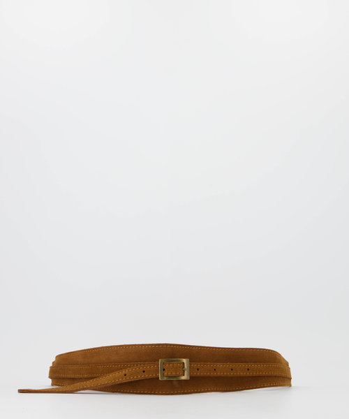 Tessa - Belts - Suede -Brown - 37 - BRONZO