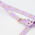 Avery - Metallic - Belts with buckles - Pink - Lila - Gold