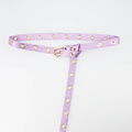 Avery - Metallic - Belts with buckles - Pink - Lila - Gold