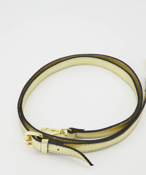 Basic Bagstrap 2cm - Classic Grain - Hengsels - Goud -  - Goudkleurig