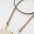 Basic Bagstrap 1cm - Classic Grain - Hengsels - Bruin - Taupe - Goudkleurig