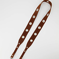 Aria - Suede - Bag straps - Brown - 37 - Silver