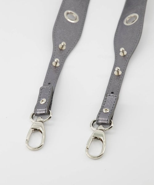 Aria - Metallic - Bag straps - Grey - Antraciet - Silver