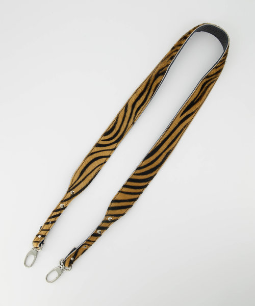 Elsa - Vacht - Hengsels - Zebra - Beige - Zilverkleurig