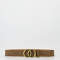 Lea - Suede - Belts with buckles - Taupe - 24 - Bronze