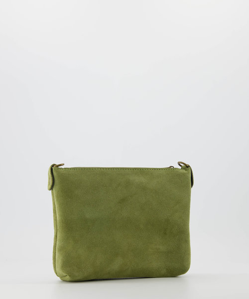 Ariel - Suede - Crossbody bags - Green - Olijfgroen 0527 - Bronze