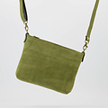 Ariel - Suede - Crossbody bags - Green - Olijfgroen 0527 - Bronze
