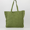 Cleo - Suede - Hand bags - Green - Saliegroen 53 - Bronze