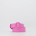 Marjolein - Classic Grain - Belts with buckles - Pink - D101 - Silver