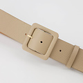 Caroline - Classic Grain - Belts with buckles - Taupe - D05 - Gold