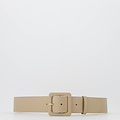 Caroline - Classic Grain - Belts with buckles - Taupe - D05 - Gold