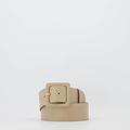 Caroline - Classic Grain - Belts with buckles - Taupe - D05 - Gold