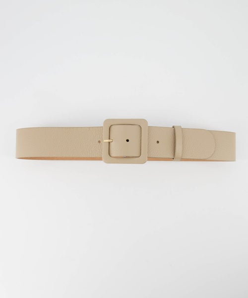 Caroline - Classic Grain - Belts with buckles - Taupe - D05 - Gold