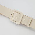 Caroline - Classic Grain - Belts with buckles - Beige - Ecru D37 - Gold
