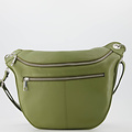 Alex - Classic Grain - Crossbody bags - Green - Olijfgroen D103 - Silver