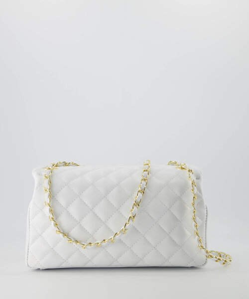 Audrey Medium - Sauvage - Crossbody bags - White -  - Gold
