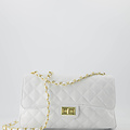 Audrey Medium - Sauvage - Crossbodytassen - Wit -  - Goudkleurig