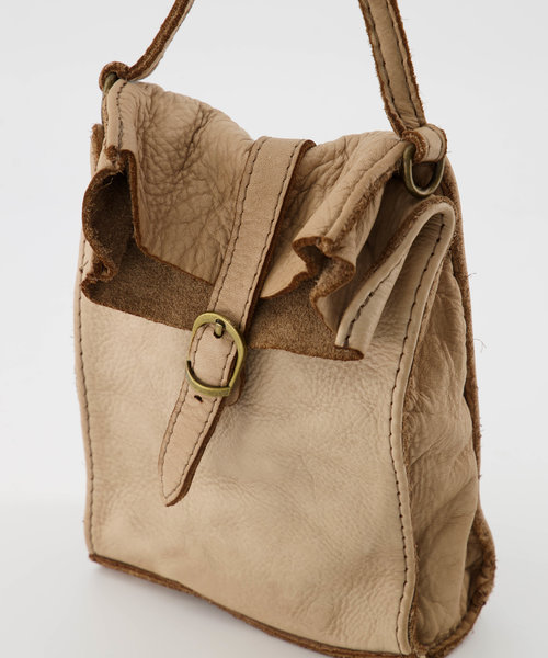 Veerle - Washed - Crossbody bags - Beige - Zand - Gold