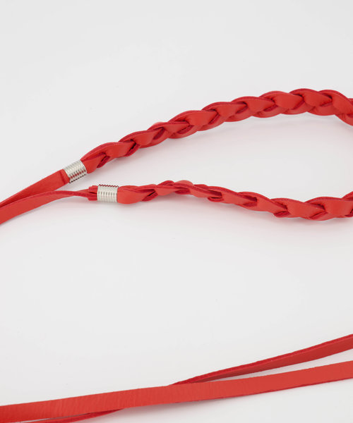 Dora - Sauvage - Waist belts - Red - Koraal S42 - Silver