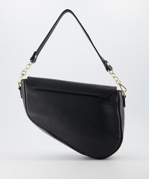 Gigi - Classic Grain - Crossbody bags - Black - D28 - Gold