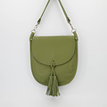 Meghan - Classic Grain - Crossbody bags - Green - Olijfgroen D103 - Silver