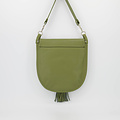 Meghan - Classic Grain - Crossbody bags - Green - Olijfgroen D103 - Silver