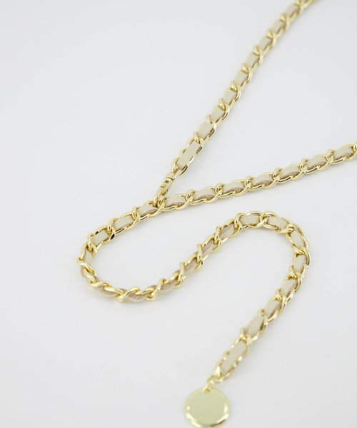 Josh Riem - Sauvage - Riemen - Beige - Ecru - Goudkleurig