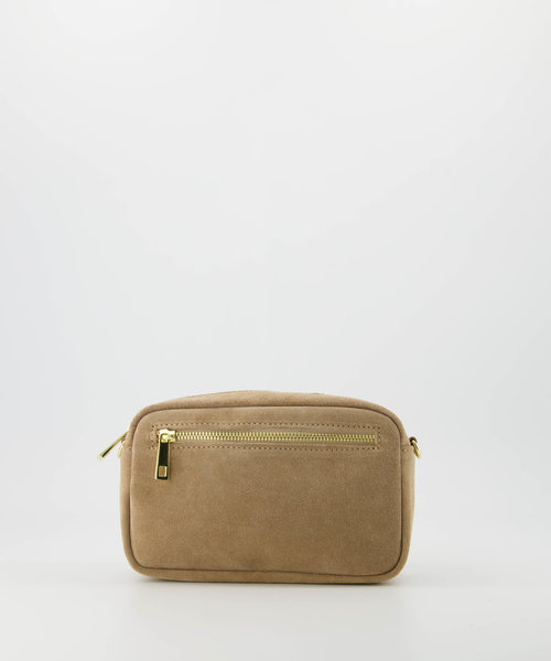 Irene - Suede - Crossbody bags - Beige - Zand 04 - Gold