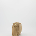 Irene - Suede - Crossbodytassen - Beige - Zand 04 - Goudkleurig