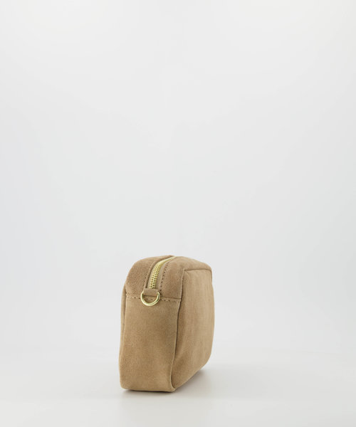 Irene - Suede - Crossbody bags - Beige - Zand 04 - Gold