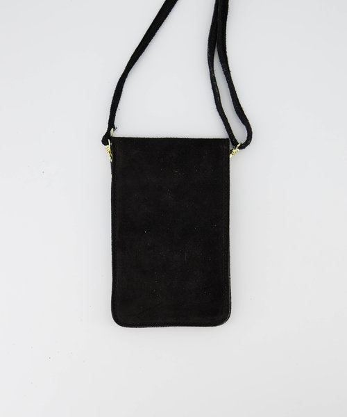 Nieuw Pona - Suede - Crossbody bags - Black - 23 - Gold