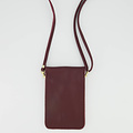 Pona - Classic Grain - Crossbodytassen - Rood - Burgundy D54 - Goudkleurig