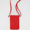 Pona - Classic Grain - Crossbodytassen - Rood - T1644 - Goudkleurig