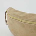 Zoey Big - Suede - Heuptassen - Beige - Zand 04 - Goudkleurig
