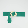 Sulan - Classic Grain - Waist belts - Green - 5338 - Gold