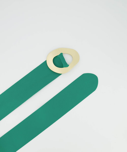 Sulan - Classic Grain - Waist belts - Green - 5338 - Gold