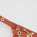 Avery - Classic Grain - Belts with buckles - Brown - Terra 1347 - Gold