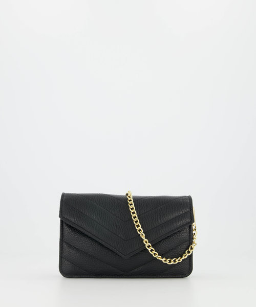 Laurie - Classic Grain - Crossbody bags - Black - D28 - Gold