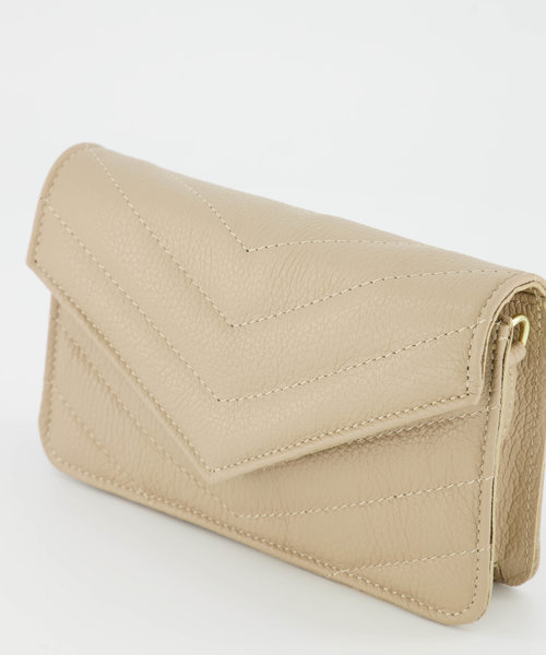 Laurie - Classic Grain - Crossbody bags - Taupe - D05 - Gold